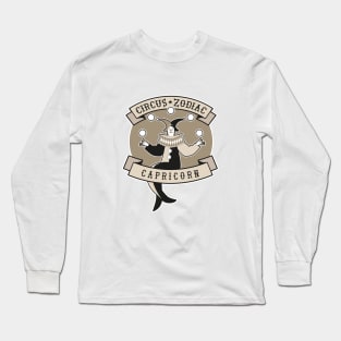 Zodiac Circus. Capricorn Long Sleeve T-Shirt